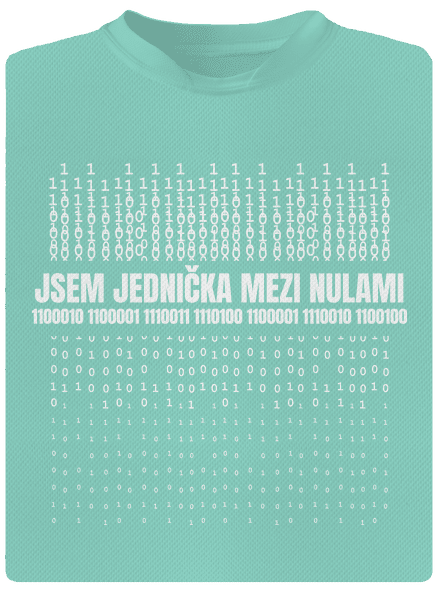 Jednička mezi nulami pánské sportovní tričko Mint Mal
