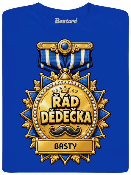 Řád dědečka dětské tričko Royal Blue