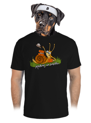 Makám na baráku pánské sportovní tričko Black