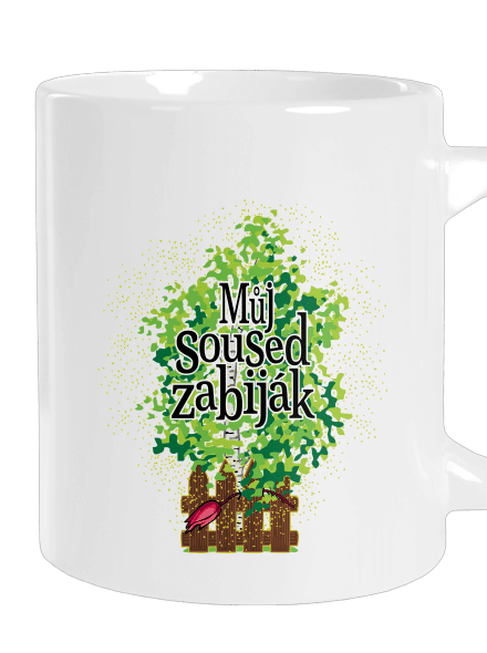 Můj soused zabiják velký hrnek White