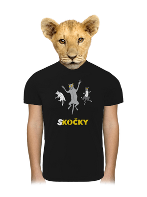 Skočky dětské sportovní tričko Black