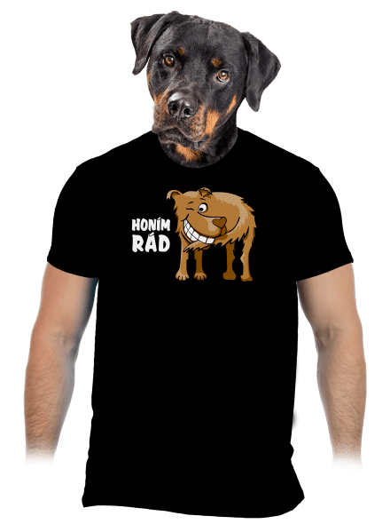 Honím rád pánské tričko Black