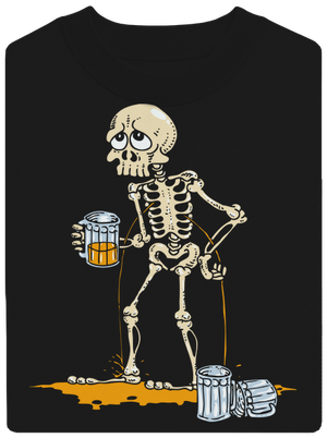 Kosťa unisex mikina bez kapuce Black