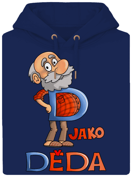 D jako děda unisex mikina premium Navy