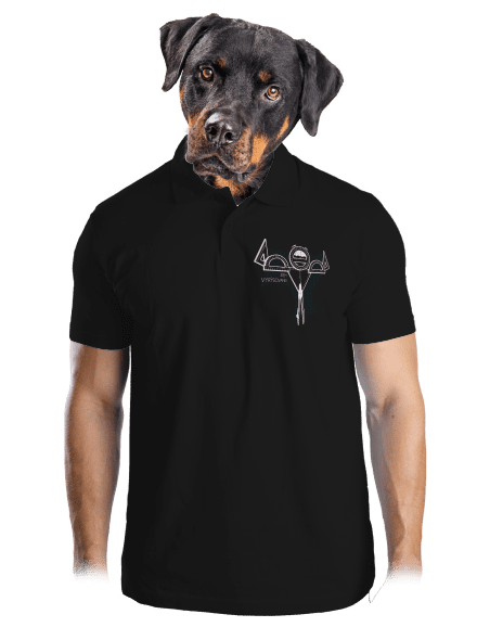 Vyrýsovanej pánská polokošile Black