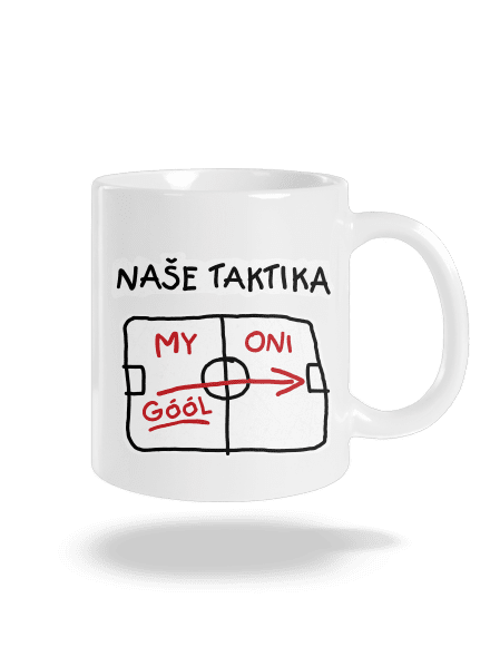 Naše taktika klasický hrnek White