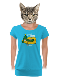 dámské tričko s lemem