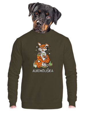 unisex mikina bez kapuce