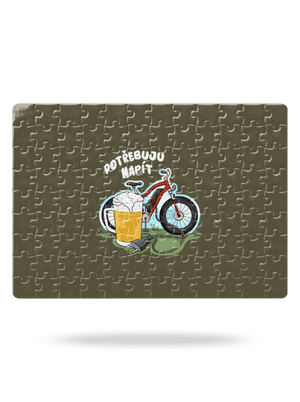 Potřebuju napít puzzle White