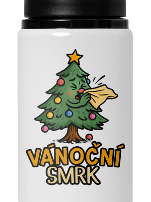 Vánoční smrk lahev na vodu White