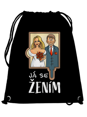 Já se žením/vdávám vak Black