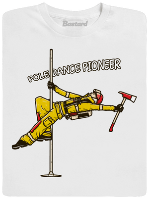 Pole Dance Pioneer pánské tričko White