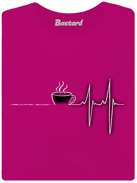 Coffee help dámské tričko Fuchsia Red