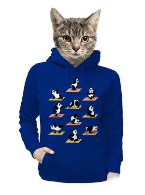 Pandí jóga dámská mikina klokanka Royal Blue Mal