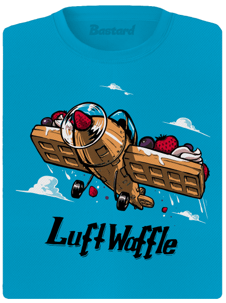 Luftwaffle dámské sportovní tričko Blue Atol