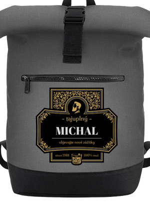 Alkoholová etiketa batoh Grey Marl