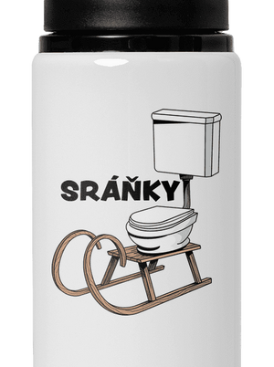 Sráňky lahev na vodu White