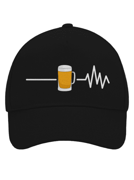 Beer help kšiltovka baseballka Black