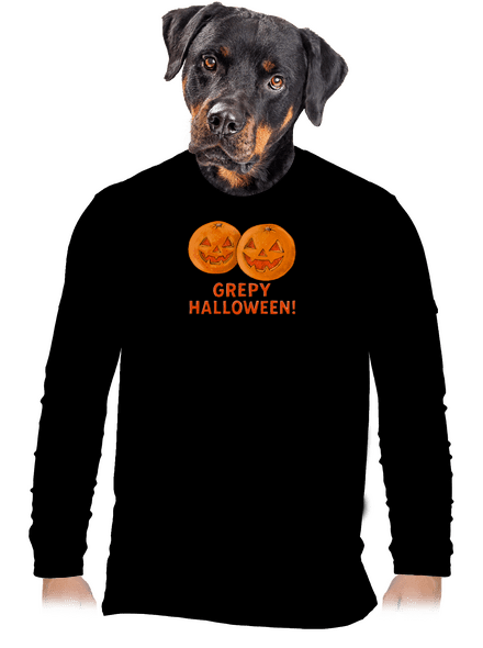 Grepy Halloween pánské dlouhý rukáv Black