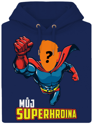 Můj superhrdina unisex mikina premium Navy