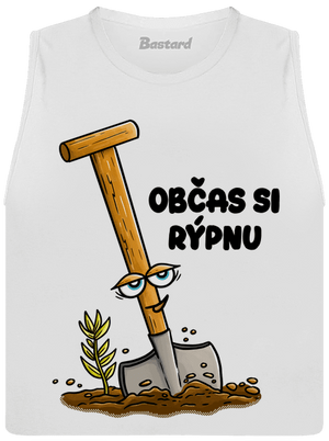 Občas si rýpnu dámské tílko volné White