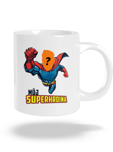 Můj superhrdina velký hrnek White