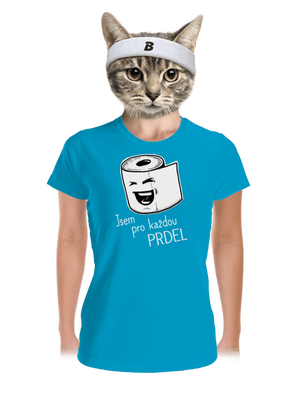 Prdel dámské sportovní tričko Blue Atol