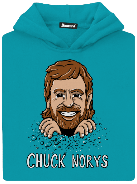 Chuck Norys dětská mikina klokanka Hawaiian Blue