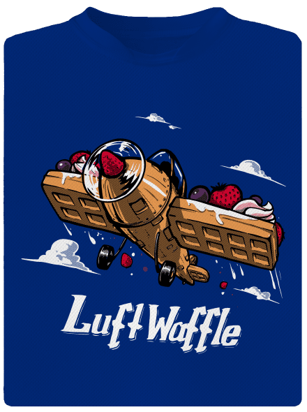 Luftwaffle pánské sportovní tričko Royal Blue Mal