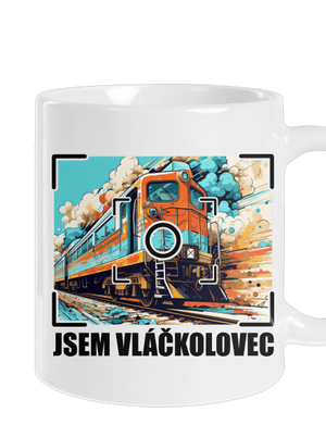 Jsem vláčkolovec klasický hrnek White