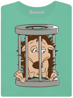 Ježeček v kleci dámské tričko premium Mint Mal