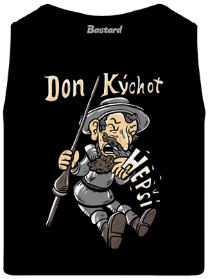 Don Kýchot pánské tílko Black