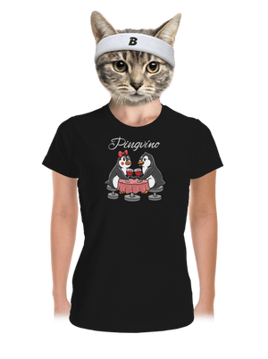 Pingvíno dámské sportovní tričko Black