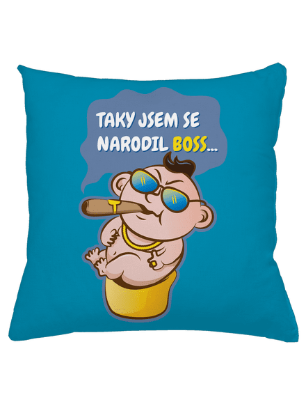 Boss polštář Blue Turquoise