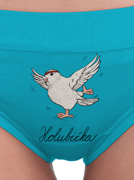 Holubička dámské kalhotky Turquoise