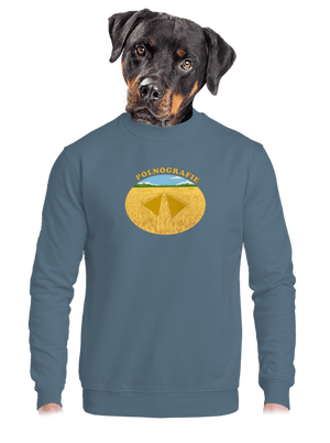 unisex mikina bez kapuce
