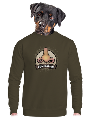 unisex mikina bez kapuce