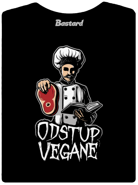 Odstup vegane dámské tričko Black