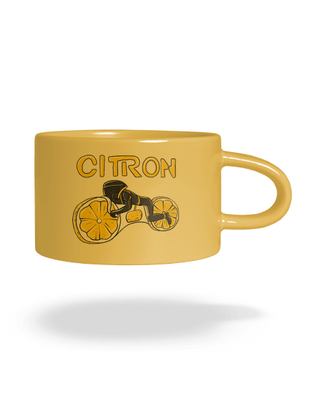 Citron Legacy hrnek makronka Yellow Macaron