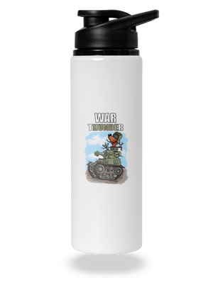 War Hunde lahev na vodu White