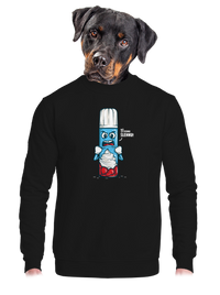 unisex mikina bez kapuce