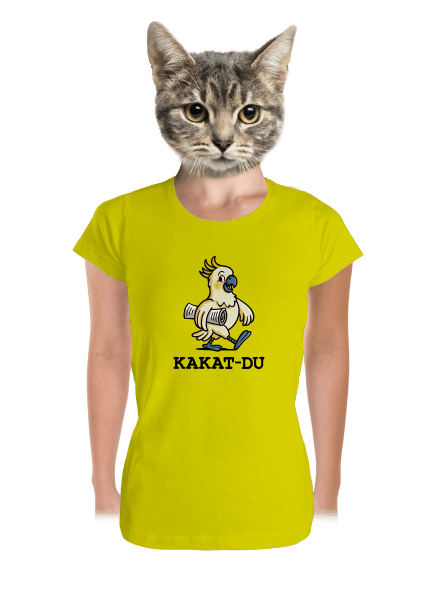 Kakat-du dámské tričko premium Lemon