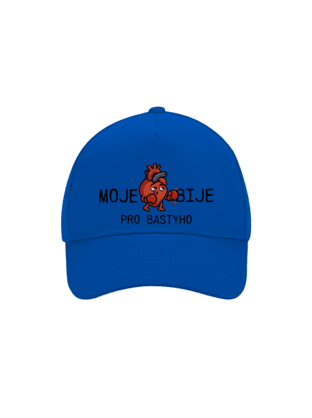 Moje srdce bije kšiltovka baseballka Bright Royal
