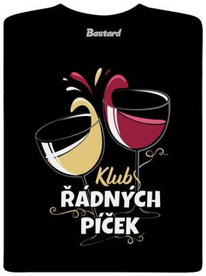 Klub řádných píček pánské dlouhý rukáv Black