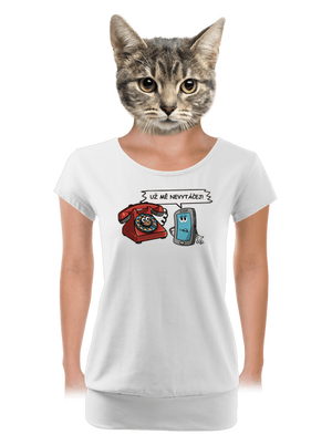 dámské tričko s lemem