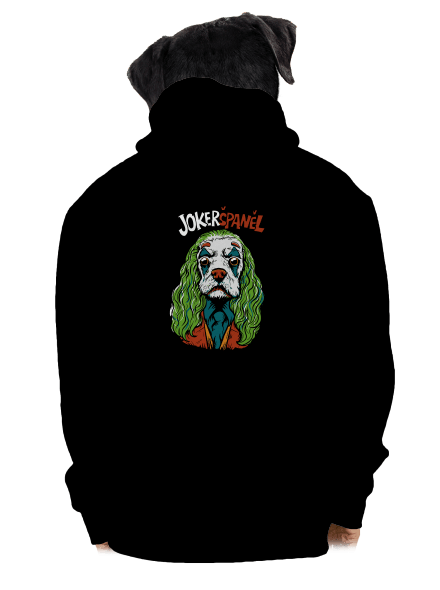 JokerŠpaněl pánská mikina na zip Black