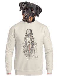 unisex mikina bez kapuce