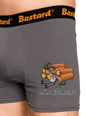 Mám kulatiny boxerky Gray Melange