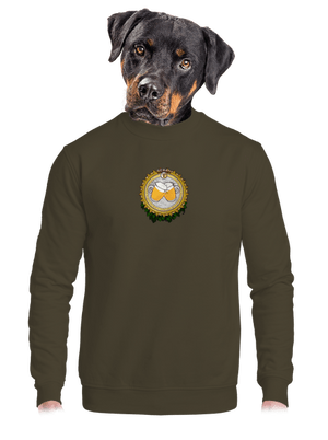 unisex mikina bez kapuce