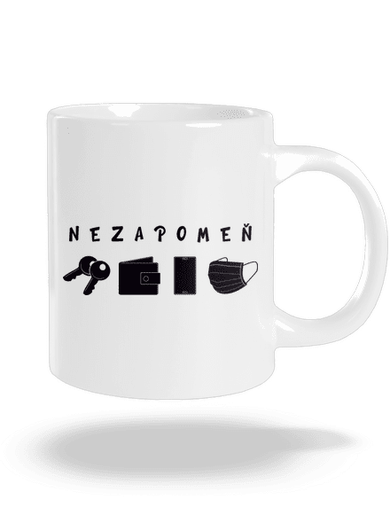 Nezapomeň velký hrnek White